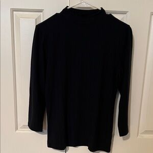 J. Crew Black Long Sleeve Top